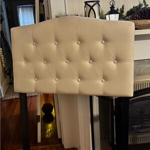 Elegant Cream Tufted Headboard
